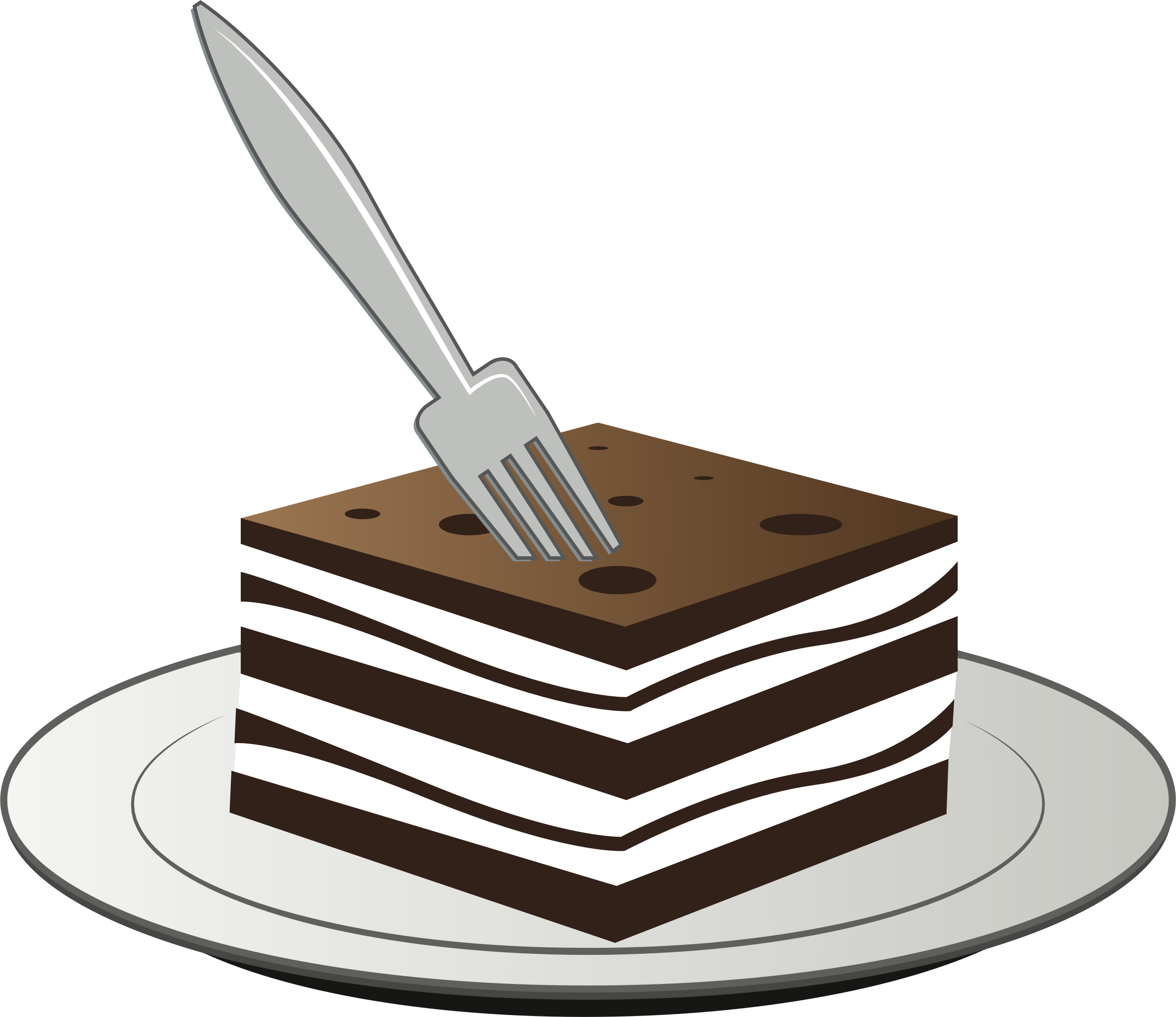 Clipart - Cake (2384x2061), Png Download