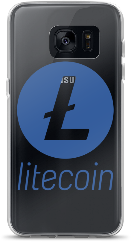 Litecoin Logo Samsung Phone Case - Smartphone (1000x1000), Png Download