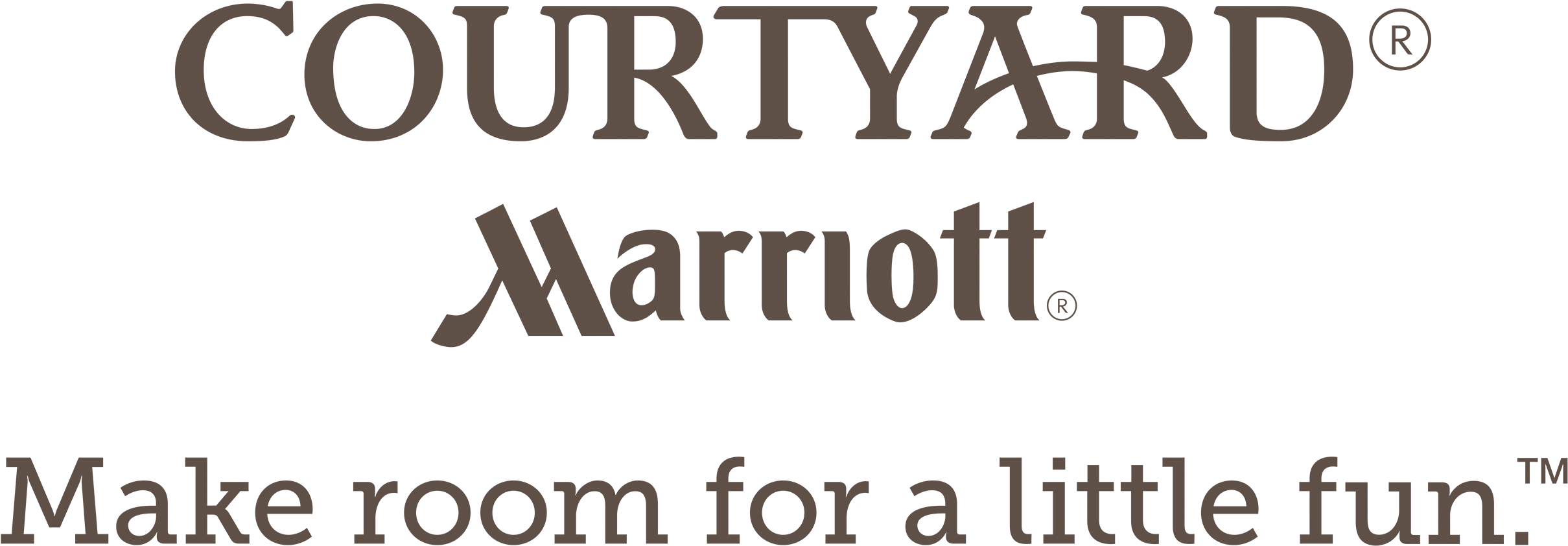 Courtyard By Marriott Grand Rapids Airport - Courtyard Marriott (2590x1013), Png Download