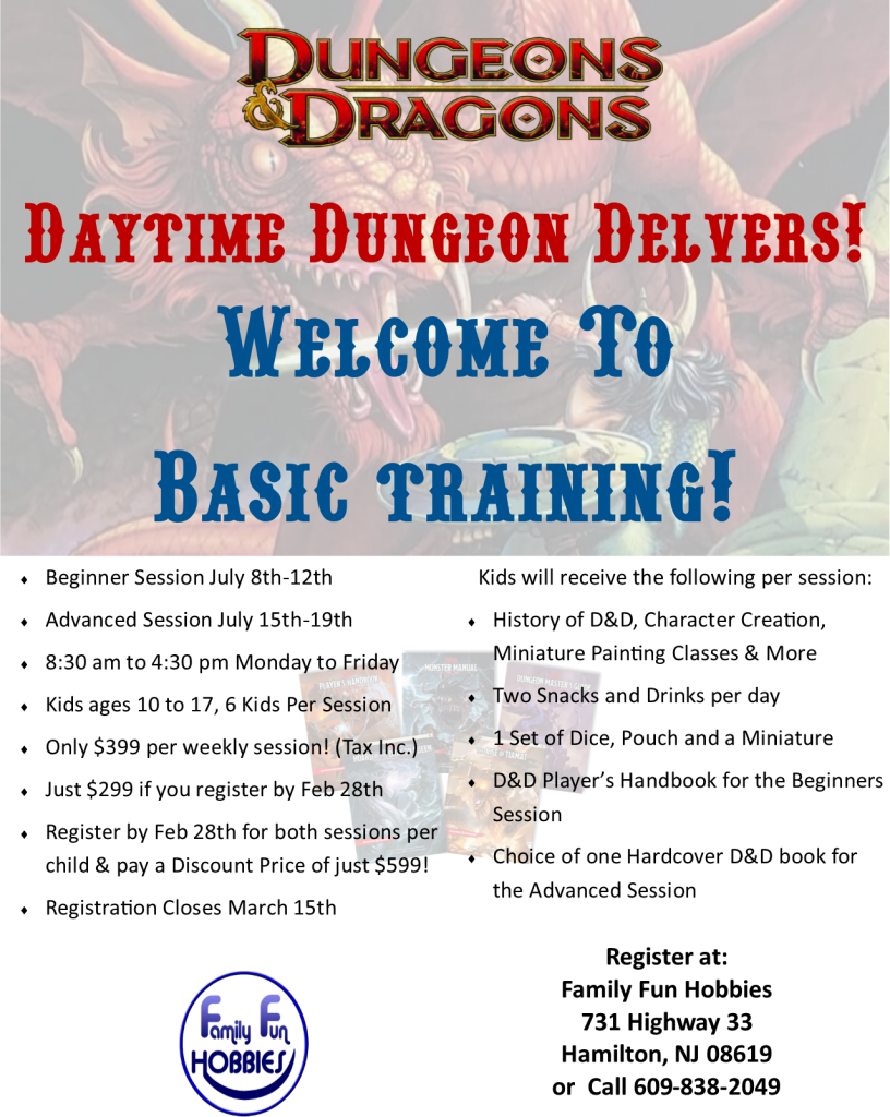 Daytime Dungeon Delvers Day Camp - Dungeons And Dragons (816x1024), Png Download