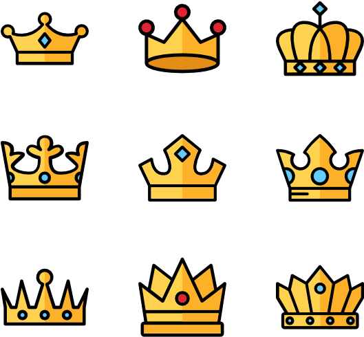 Crown (600x564), Png Download