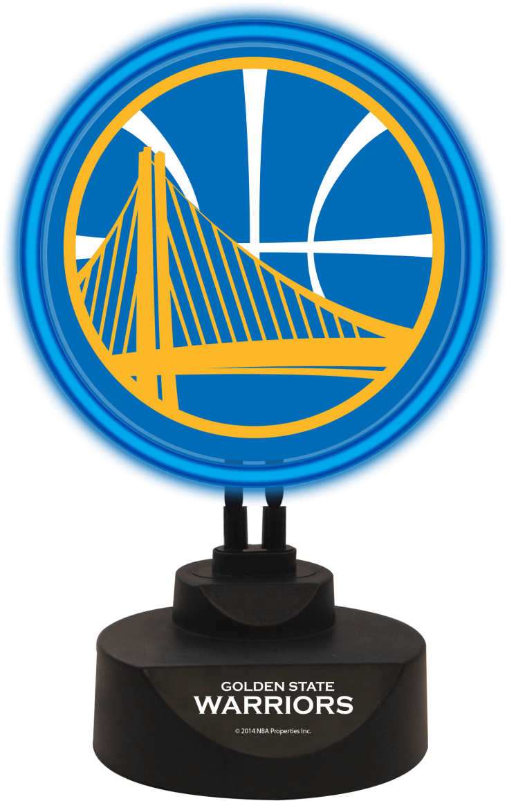 Download Golden State Warriors Team Logo Neon Sports Merchandise - Golden  State Warrior Wallpaper For Phone PNG Image with No Background 