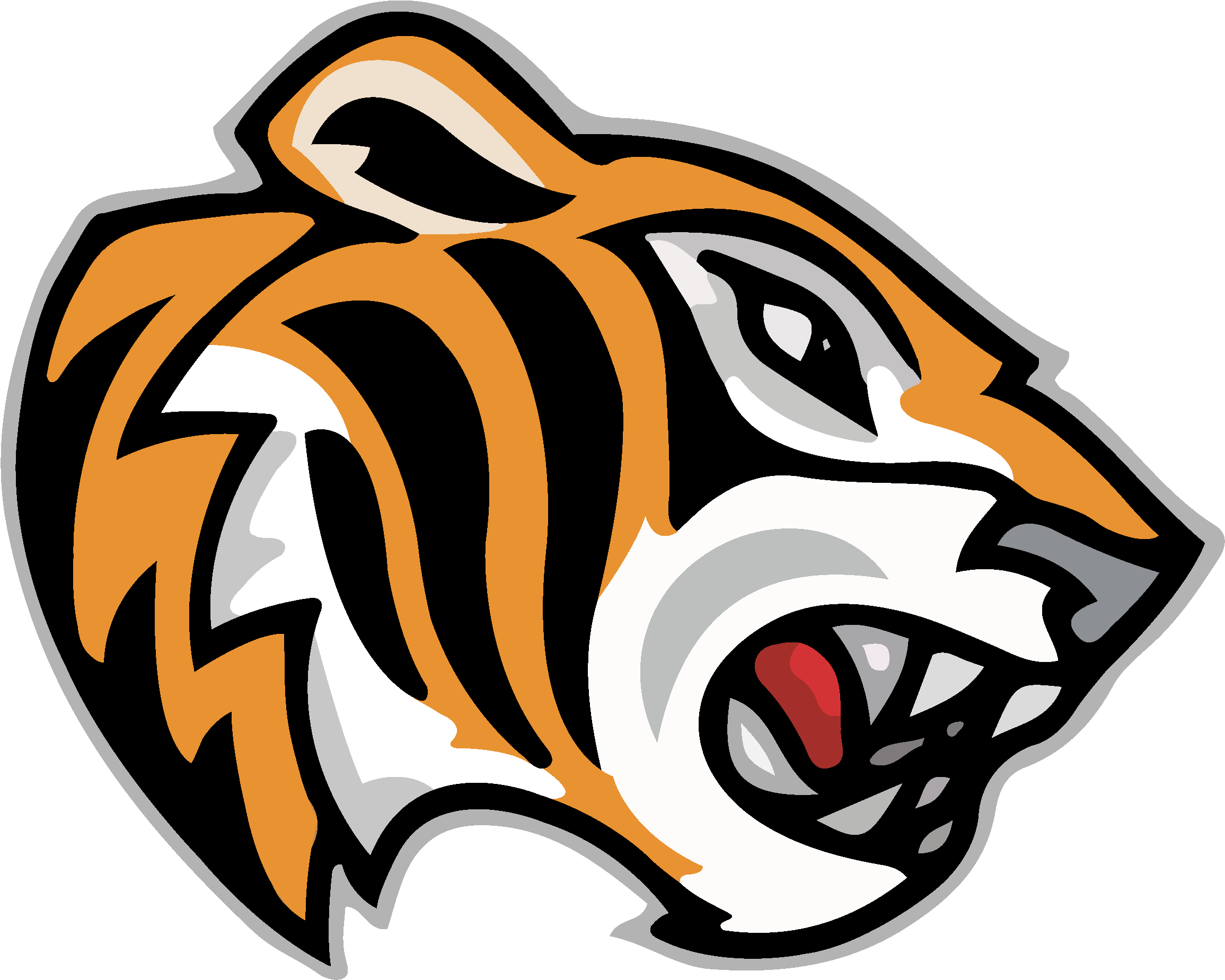 Haley Elementary School - Tiger Logo No Background (2443x2046), Png Download
