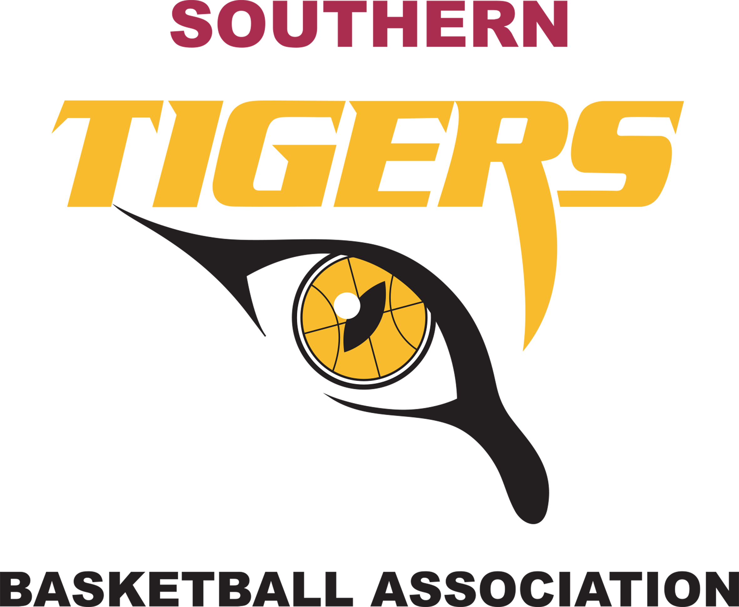 Southern Tigers - Southern Tigers Basketball (2362x1941), Png Download