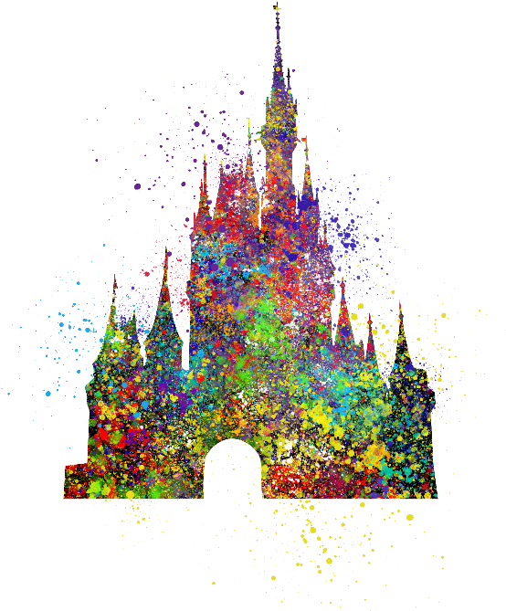 Disney Castle Cinderella - Illustration (565x800), Png Download