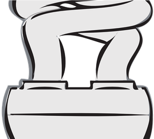 Light Bulb Clipart Energy Efficient - Curly Light Bulb Clipart (640x480), Png Download