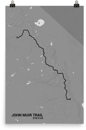 Trail Maps - Poster (600x600), Png Download