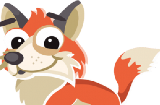 Fox Clipart Transparent Background - Formato Png Animado Lobo (640x480), Png Download