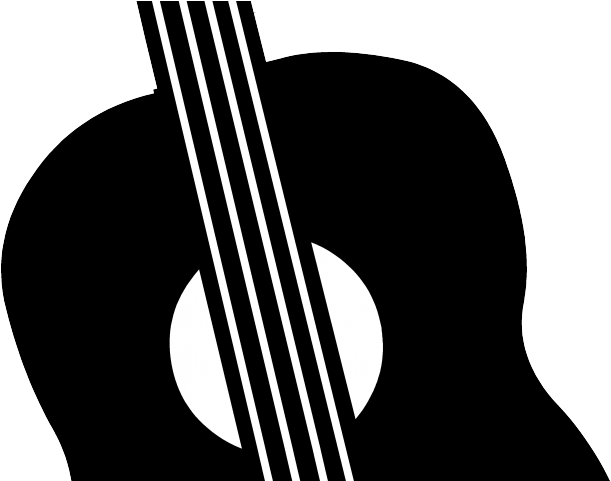 Bass Guitar Clipart Outline - Illustration (640x480), Png Download