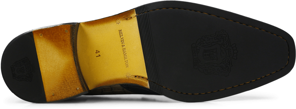 Derby Shoes Jeff 14 Crock Navy Smoke Burgundy Hrs - Slipper (1024x1024), Png Download