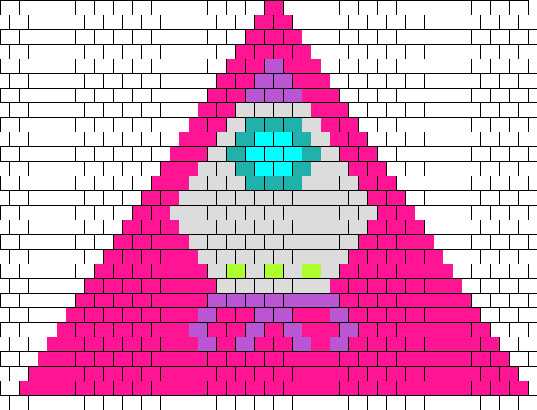 Rocket Ship To The Moon Kandi Bikini Side - Bead (769x588), Png Download