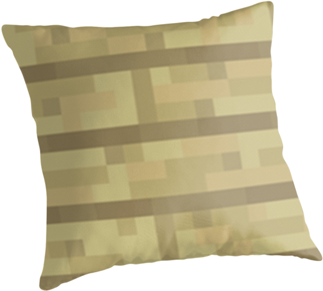 Minecraft Wooden Plank By Alekswinter - Cushion (875x875), Png Download