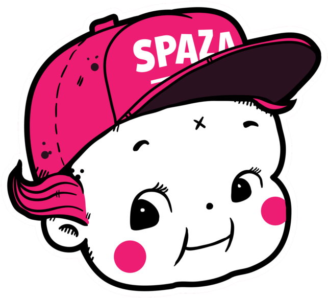 Spaza Boi Pink Design Art Vector Illustration (800x600), Png Download