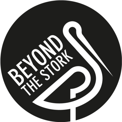 Beyondthestorklogo - Graphic Design (1000x421), Png Download