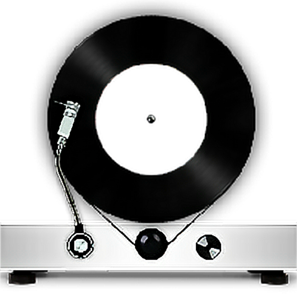 Record Player Music Vinyl Old School Dj - Circle (1024x1024), Png Download
