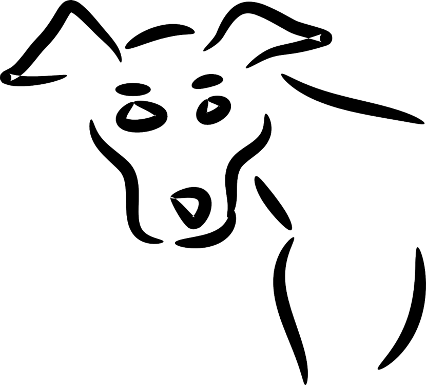 Retrato De Perro - No Al Maltrato Animal Dibujos Faciles (830x749), Png Download