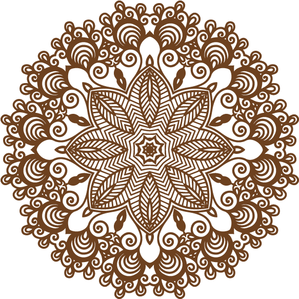 Mandala Clipart Bright - Cấu Tạo Virut Trần Và Virut Có Vỏ Ngoài (600x600), Png Download