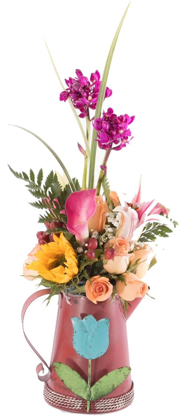 Vig068 Regadera Y Flores - Bouquet (1500x1500), Png Download
