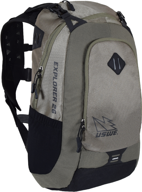 Explorer26 Green 02 Web V2 - Uswe Explorer 26 Hydration Compatible Backpack (800x800), Png Download