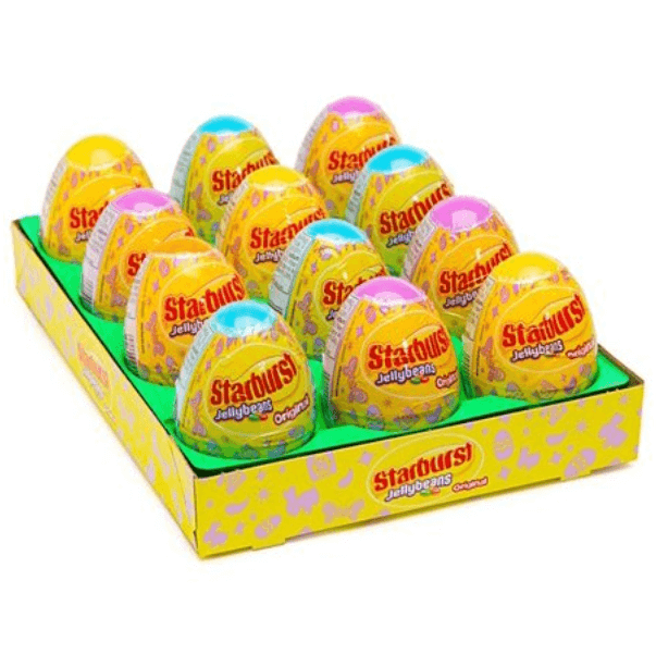 Starburst Original Jellybeans Easter Candy Filled Eggs - Macaroon (800x600), Png Download