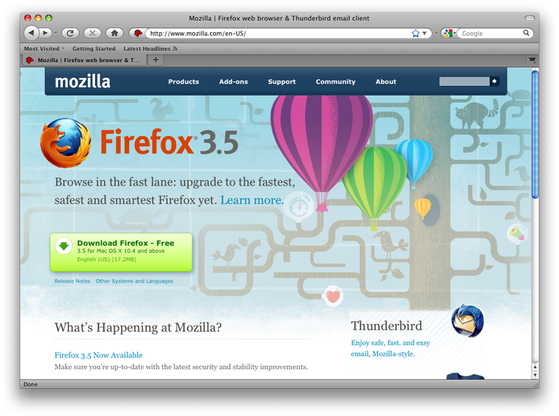 Firefox 3 - - Mozilla Firefox (800x596), Png Download