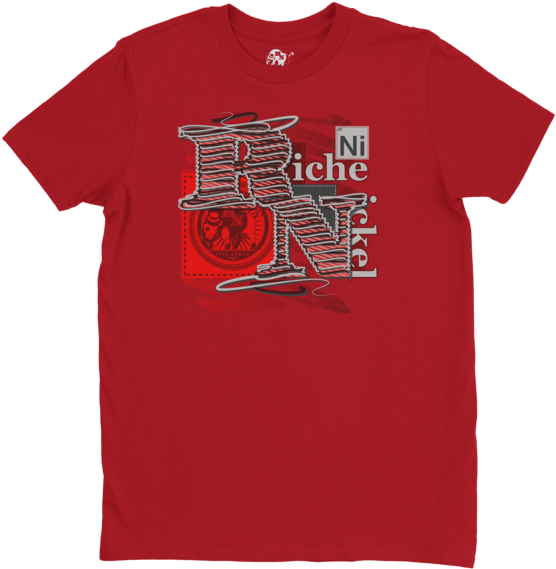 Threaded Nickel-red Velvet Tee - University Of Arizona T Shirts (600x600), Png Download