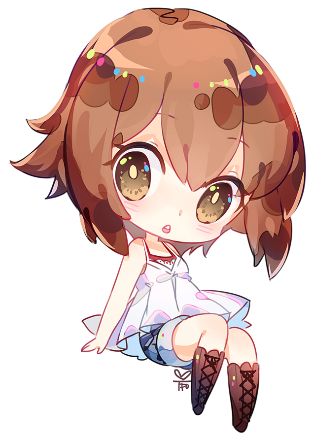 Fan Artchisa Chibi - Grand Blue Iori Chibi (730x900), Png Download