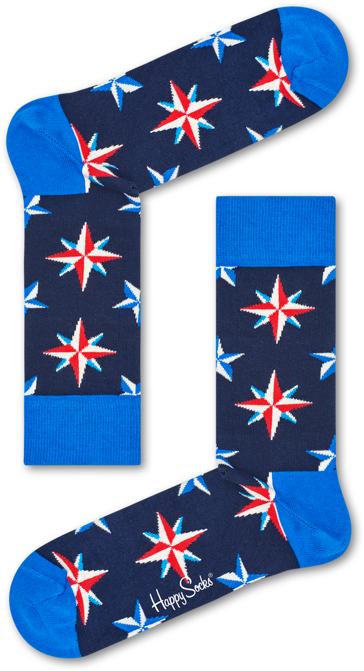 Nautical Happy Socks (1012x1422), Png Download