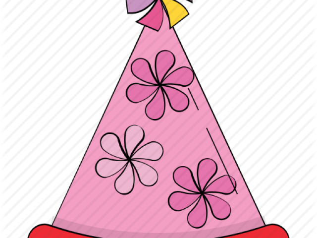 Cone Clipart Clown Hat - Birthday Cap (640x480), Png Download