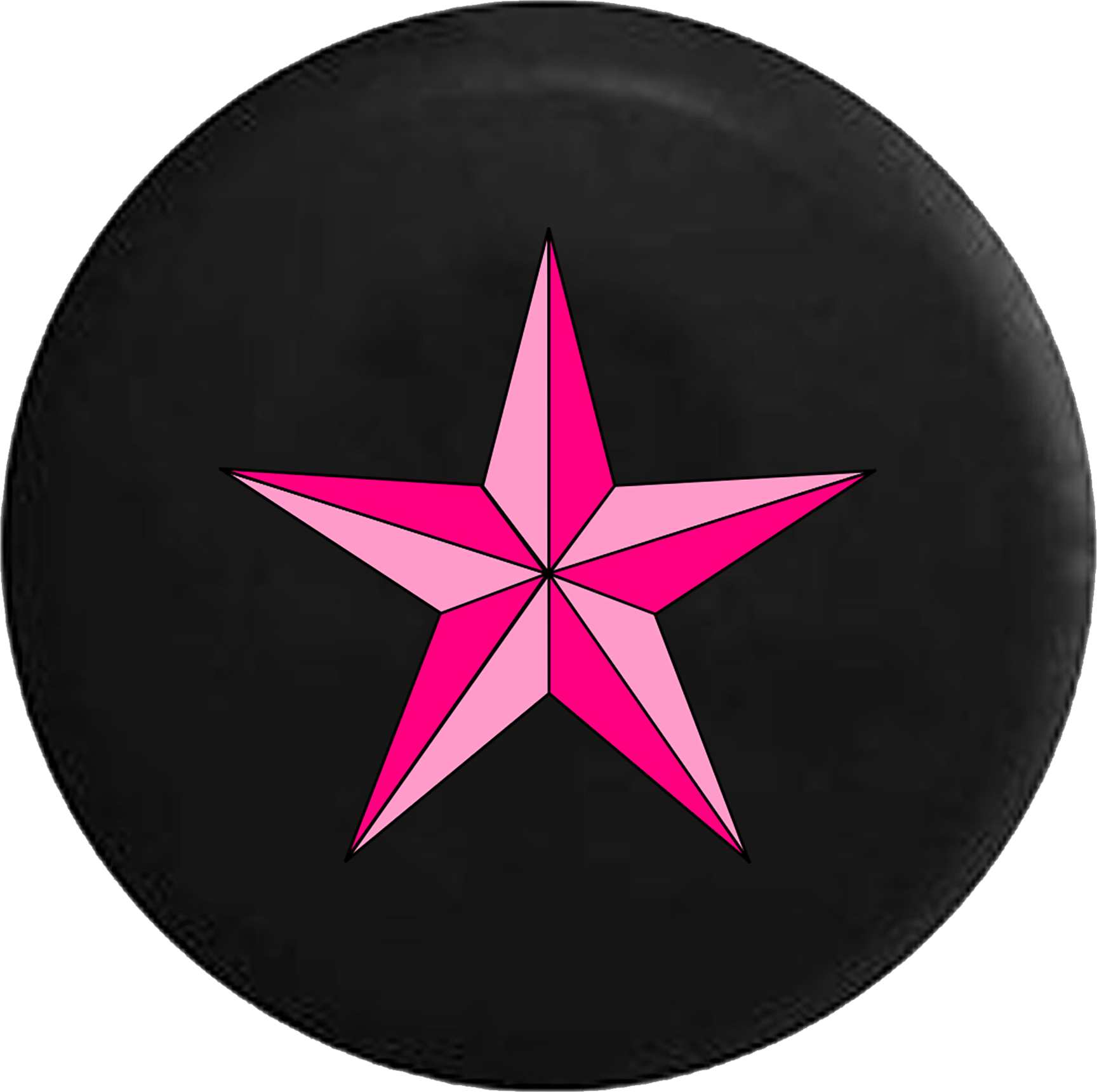 Pink Nautical Star Girls Sea Life Ocean - Circle (1728x1721), Png Download