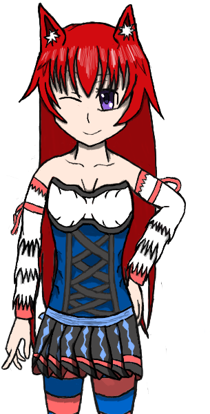 Glad Miyo - Cartoon (800x600), Png Download