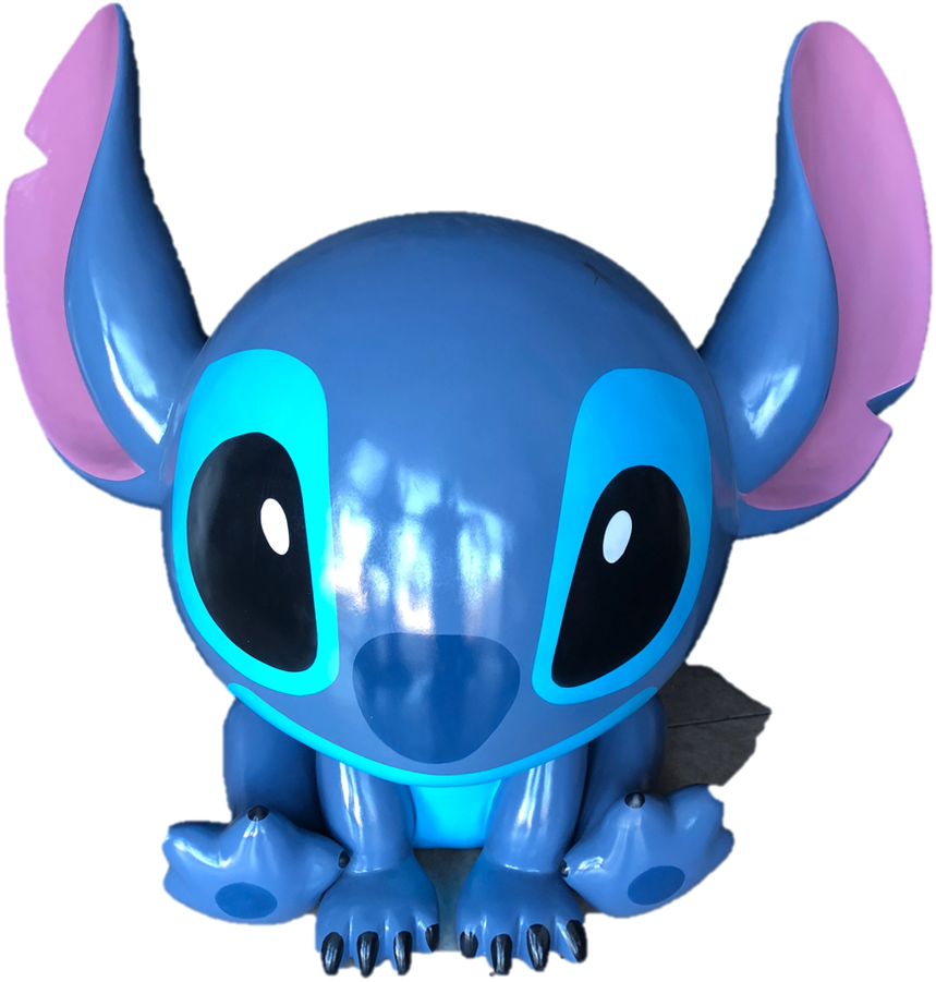 Stitch Life Size Statue Prop - Cartoon (959x1280), Png Download