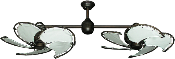 Picture Of Twin Star Iii Oil Rubbed Bronze With 30" - Chandelier (800x392), Png Download