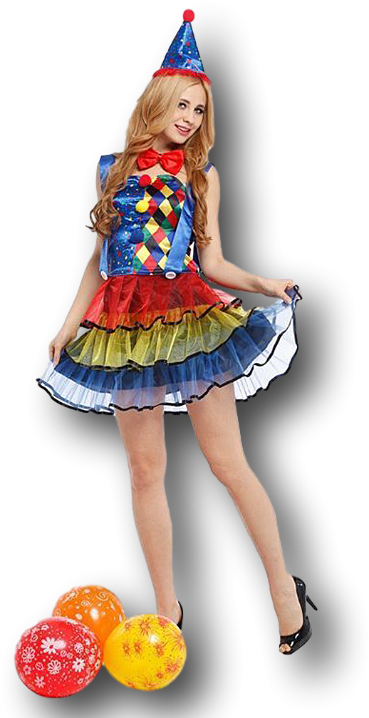 ชุด ตัว ตลก ผู้หญิง (1024x1024), Png Download