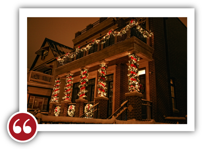 The Holiday Design For My Home Was Exactly As I Had - Christmas Lights (700x522), Png Download