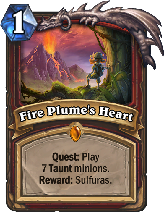 Fire Plume's Heart - Murloc Paladin Un Goro (567x811), Png Download