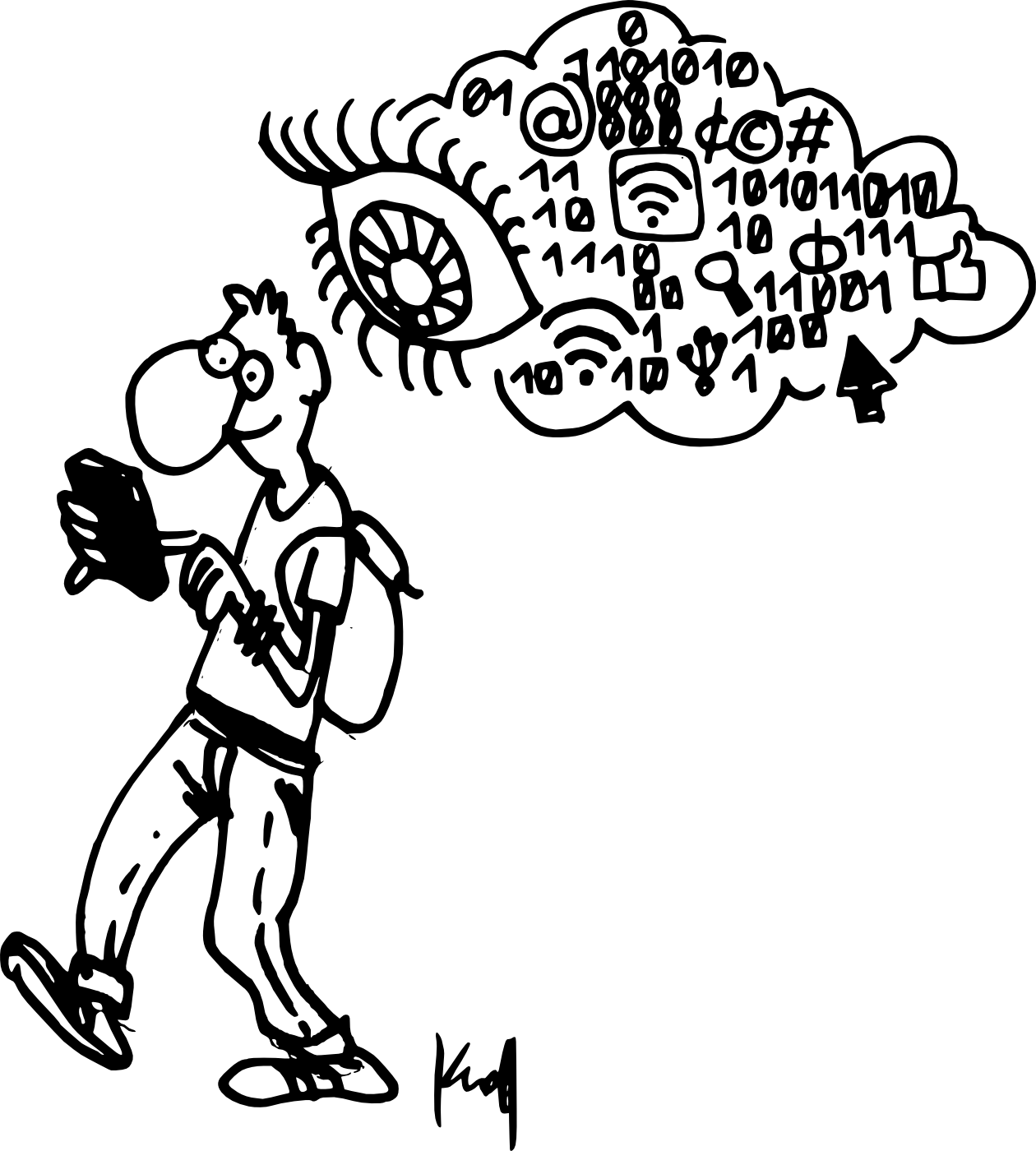 Cartoon By Pierre Kroll Published By European - Cartoon (1260x1400), Png Download