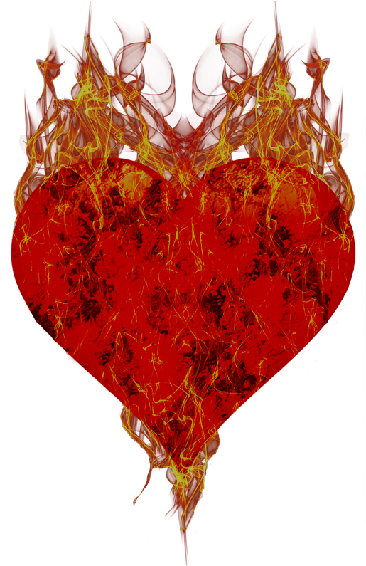 Heart Of Fire - Illustration (514x810), Png Download