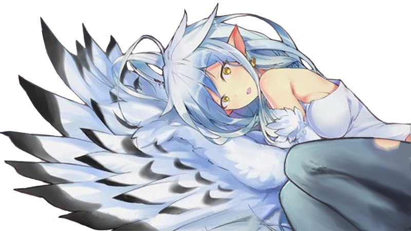 From The Pillow And Met Yuisu's Green Eyes - Cartoon (800x449), Png Download