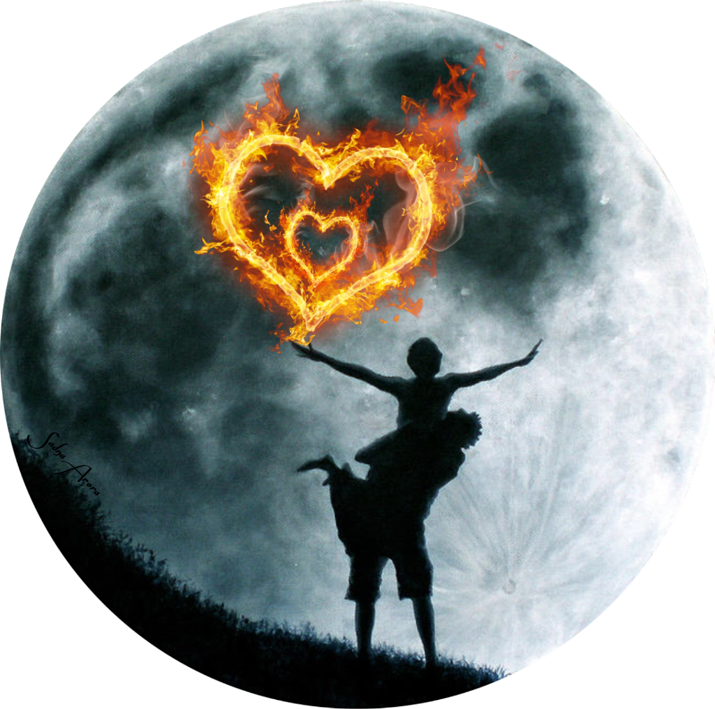 Moon Sticker - Star And Moon (1024x1016), Png Download