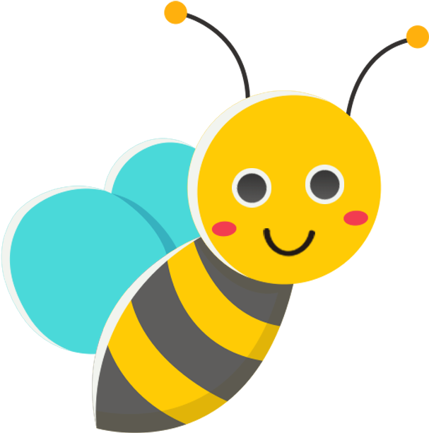 Bee Art - Honeybee (778x780), Png Download