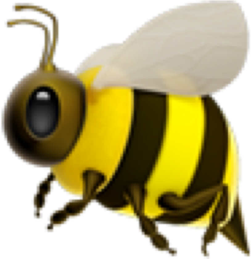 Bee Emoji Rating (2828x2828), Png Download