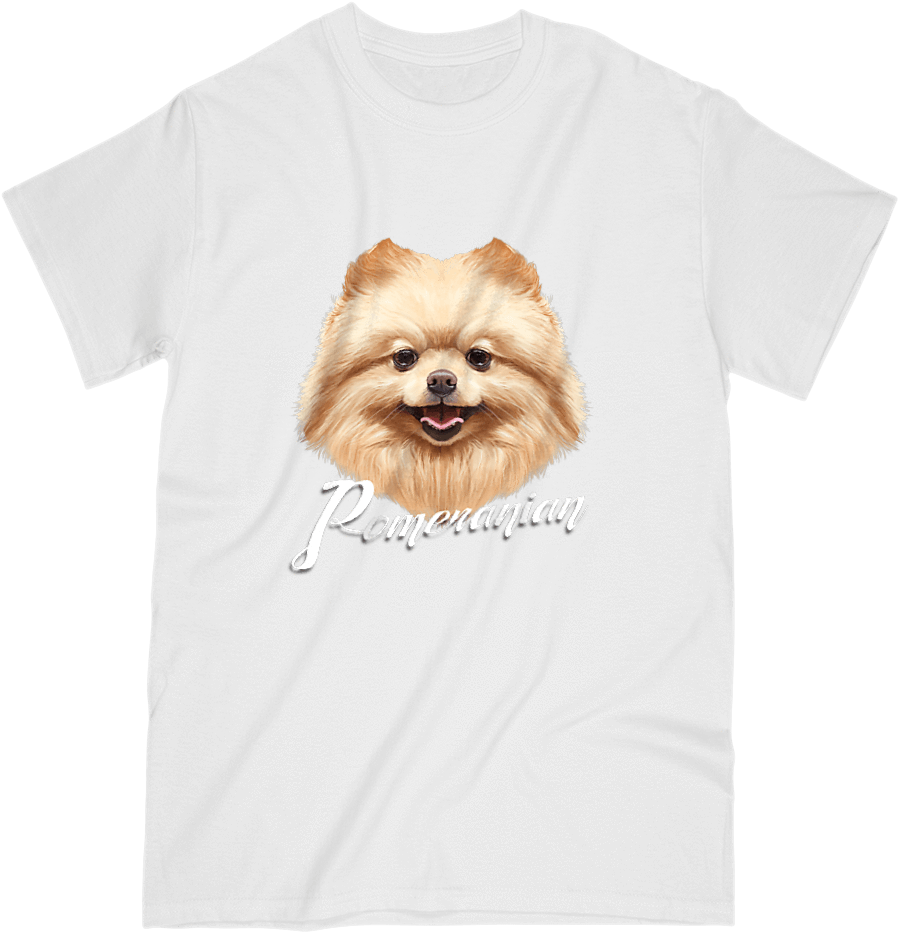 Pomeranian - Premium T-shirt - Pomeranian (1000x1000), Png Download