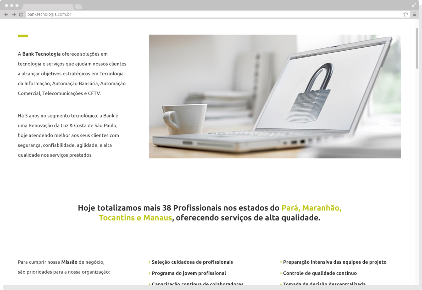Website Bank Tecnologia (2000x1300), Png Download