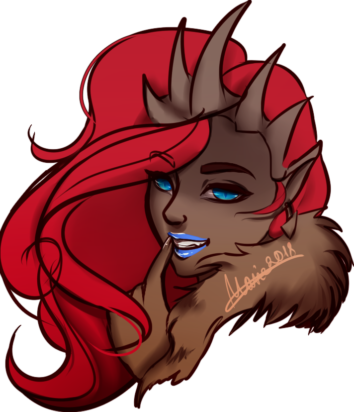 Crimsonmary - Cartoon (712x828), Png Download