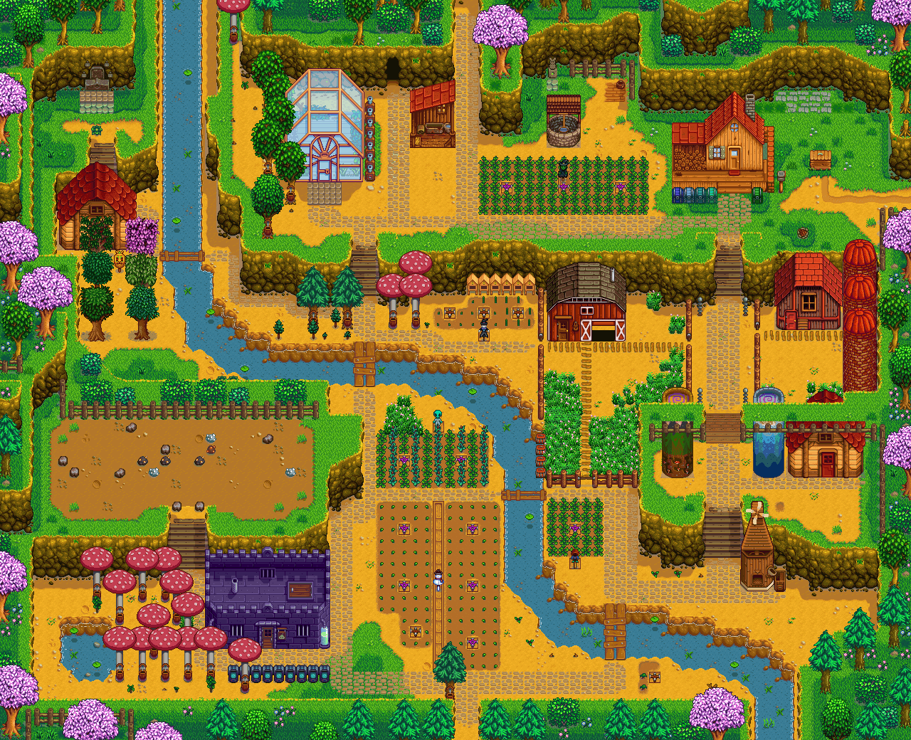 Hi - Stardew Valley Hilltop Farm (1280x1040), Png Download