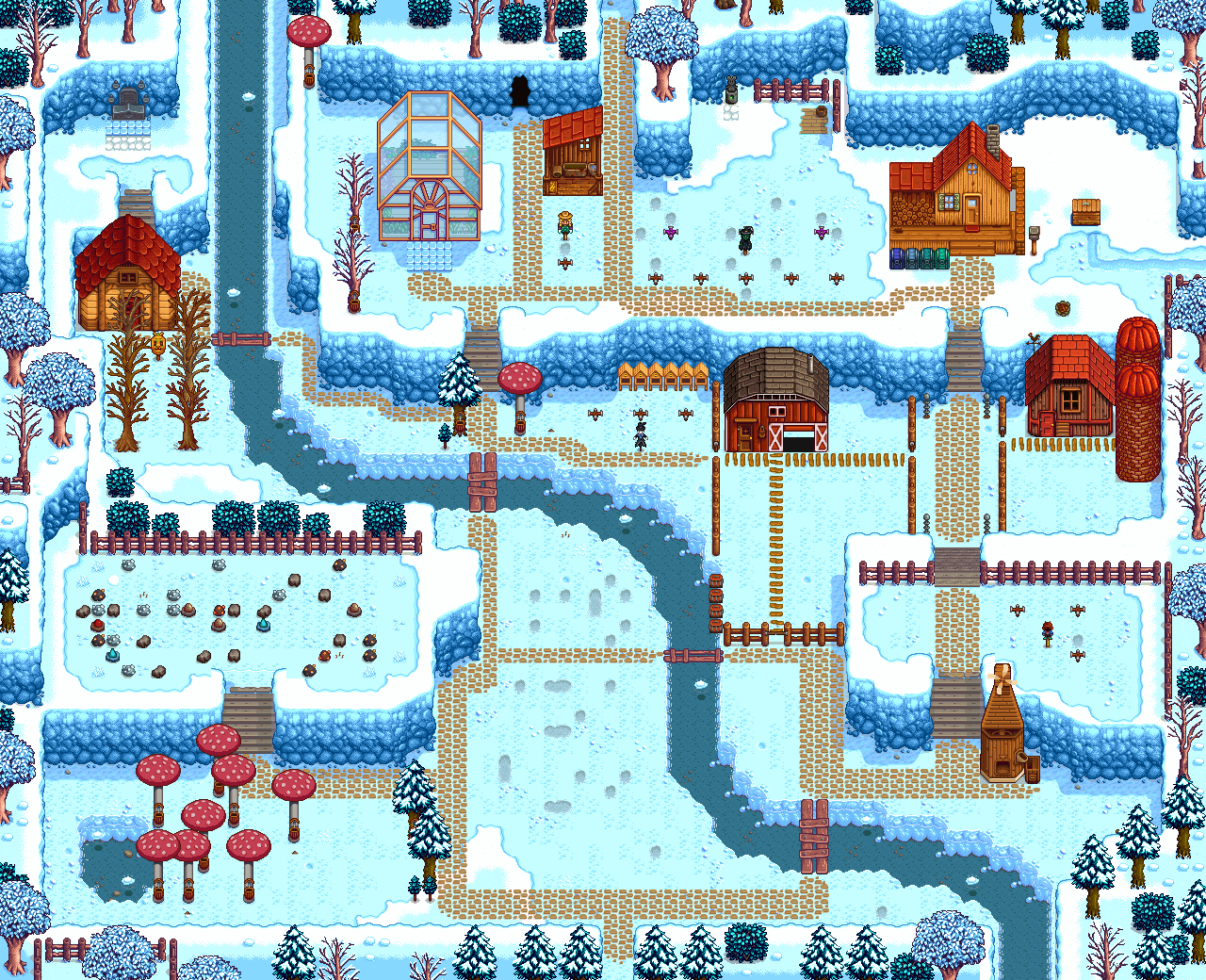 Охота за яйцами stardew valley карта