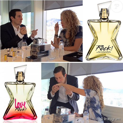 Shakira Assure La Promotion De Son Nouveau Parfum Love - Perfume (950x517), Png Download