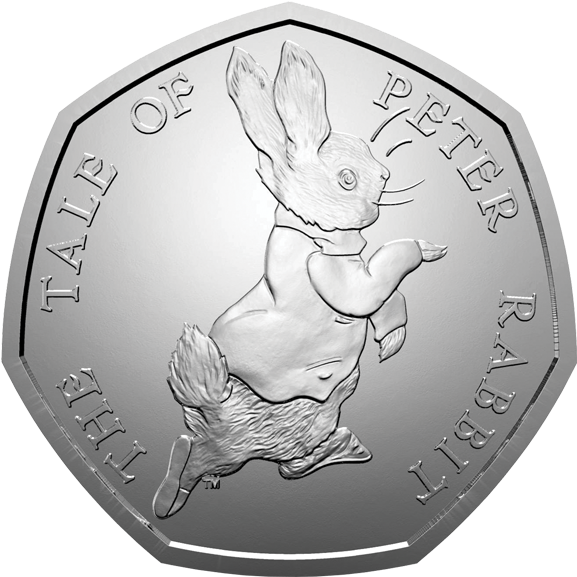 The Singapore Mint - Tale Of Peter Rabbit 50p (600x800), Png Download