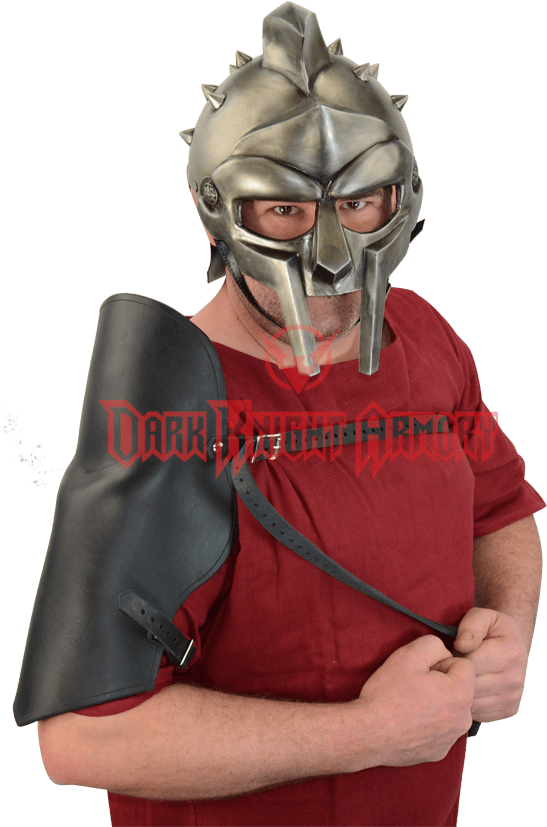 Roman Gladiator Shoulder Armor - Gladiator Pauldron (850x850), Png Download
